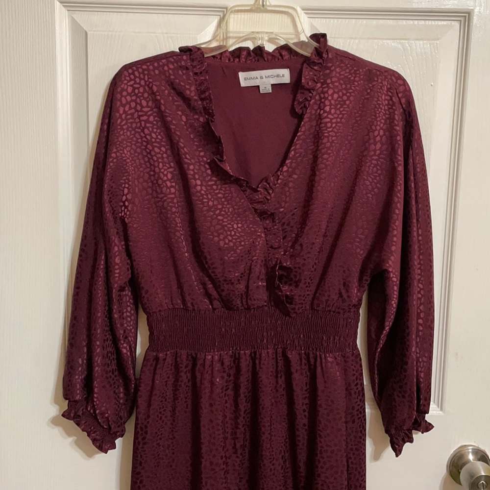 Maroon dress